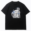 Mens T-shirt Vintage Cactus Jack x Air Jordan x Hiroshi Fujiwara Little Fragment Collaboration