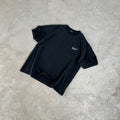ERD T Shirts Low-key Chest Text Pocket Design Faded Black Streetwear Top
