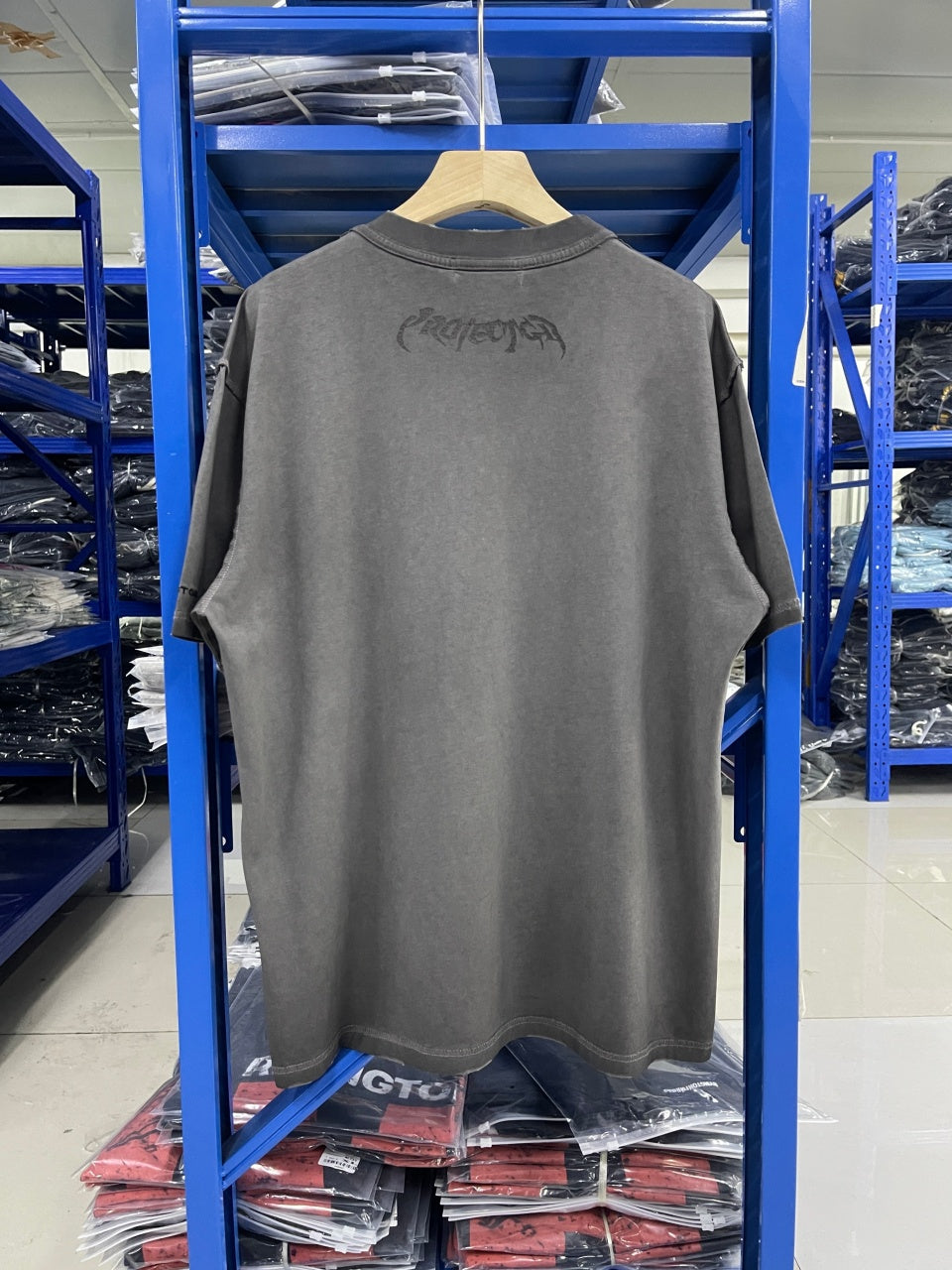 Vintage style washed summer wear T shirt 260G pure cotton high-quality streetwear