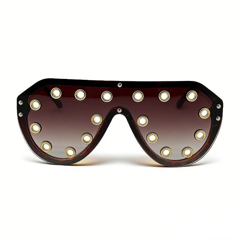 Trendy punk glasses retro