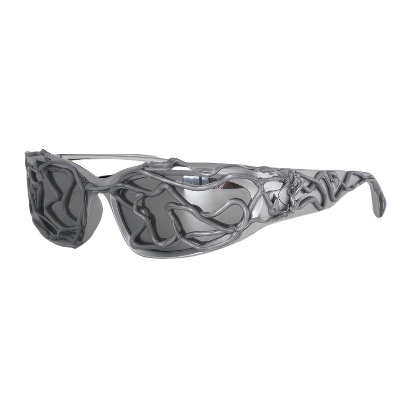 Trendy punk glasses y2k sun protection