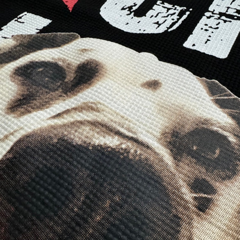 Unisex vintage T-shirt  Printed waffle fabric