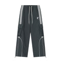 American-style streetwear harem pants Color Block Sporty Utility Cargo Trousers