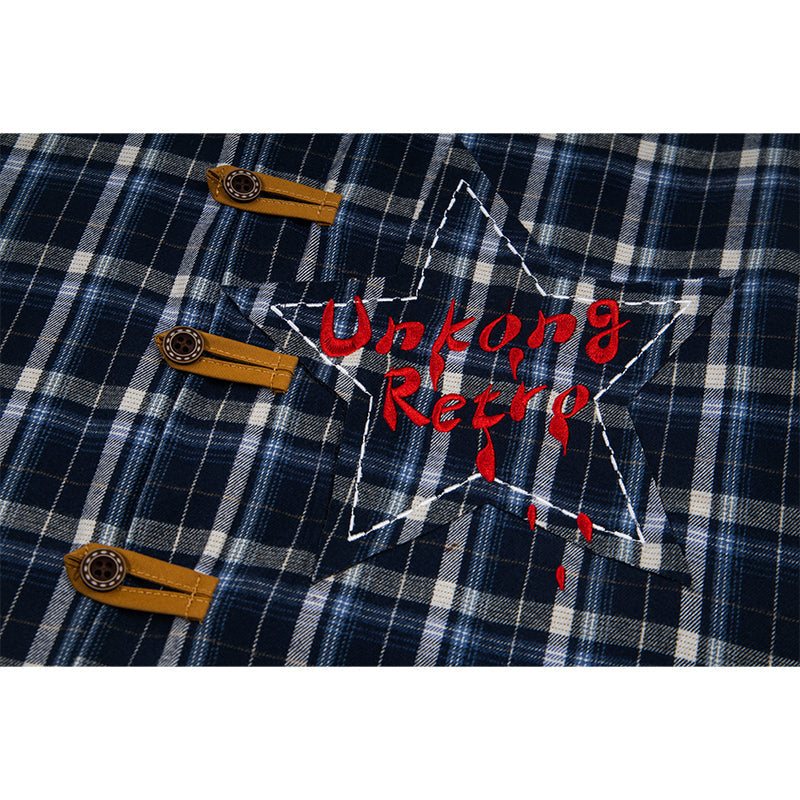 Unisex vintage T-shirt Polo shirt with a stand-up collar