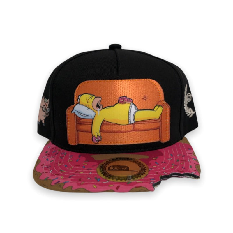 Trendy flat brimmed snapback hatscartoon adjustable