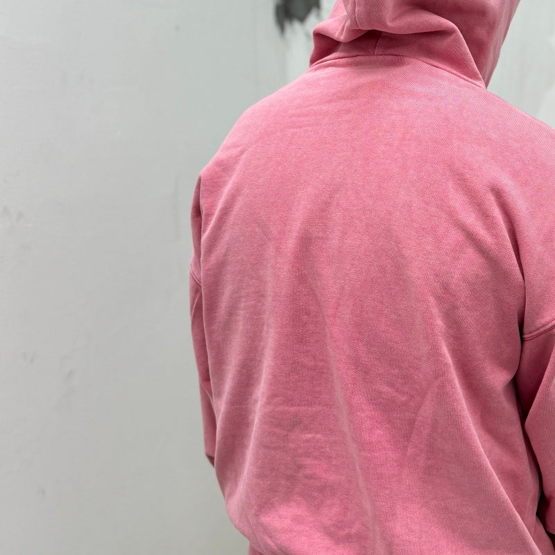 Unisex Vintage Hoodie Three Jesus Limited Edition Washed & Distressed Hoodie â€?featuring multi-area hand-distressing, custom fabric matched to the original in texture and color, and a heavyweight enzyme-washed finish for a faded, vintage look.