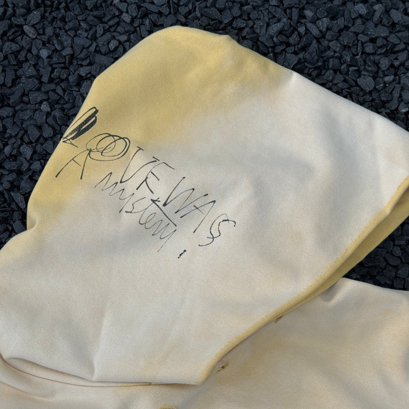Unisex Vintage Hoodie PalyHollywood SS25 “EPDSâ€?Exclusive: Washed & Distressed Hoodie. Features multi-zone handcrafted distressing and a heavyweight Asut enzyme-milled wash finish.
