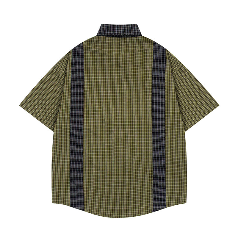 Unisex vintage T-shirt Polo shirt with a stand-up collar