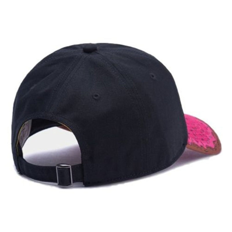 Trendy flat brimmed snapback hatscurved brim missing corner sunshade adjustable