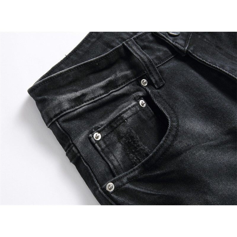 AMIRI Jeans High-quality distressed pure cotton