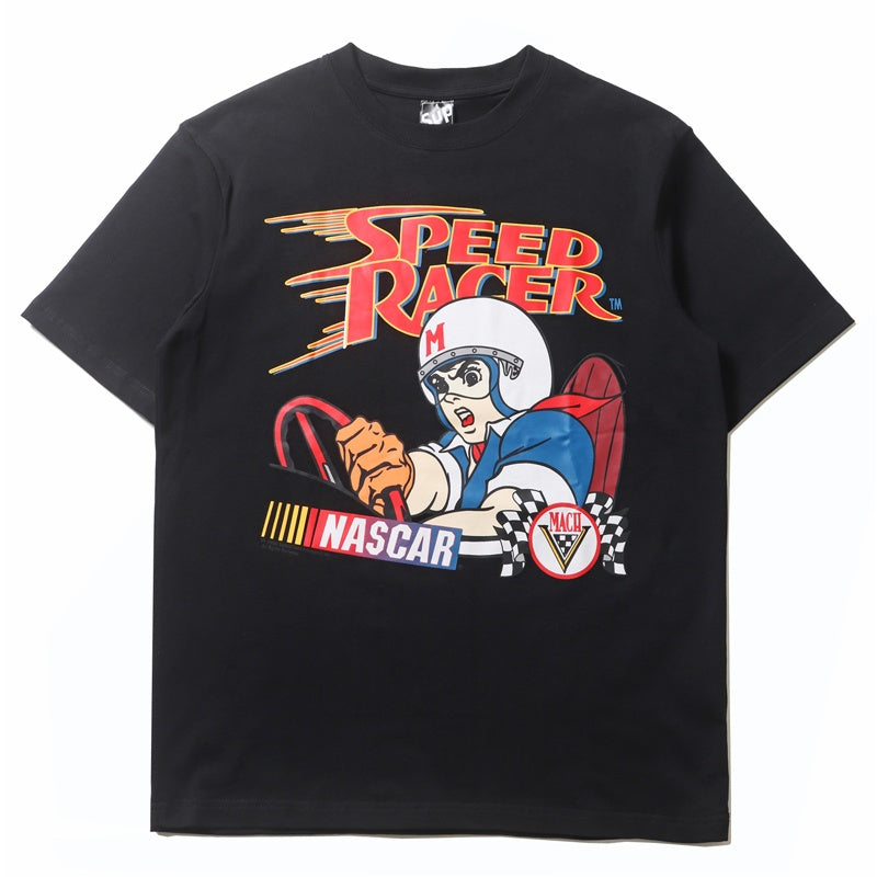 Mens T-shirt Distinctive Speed Racer character print