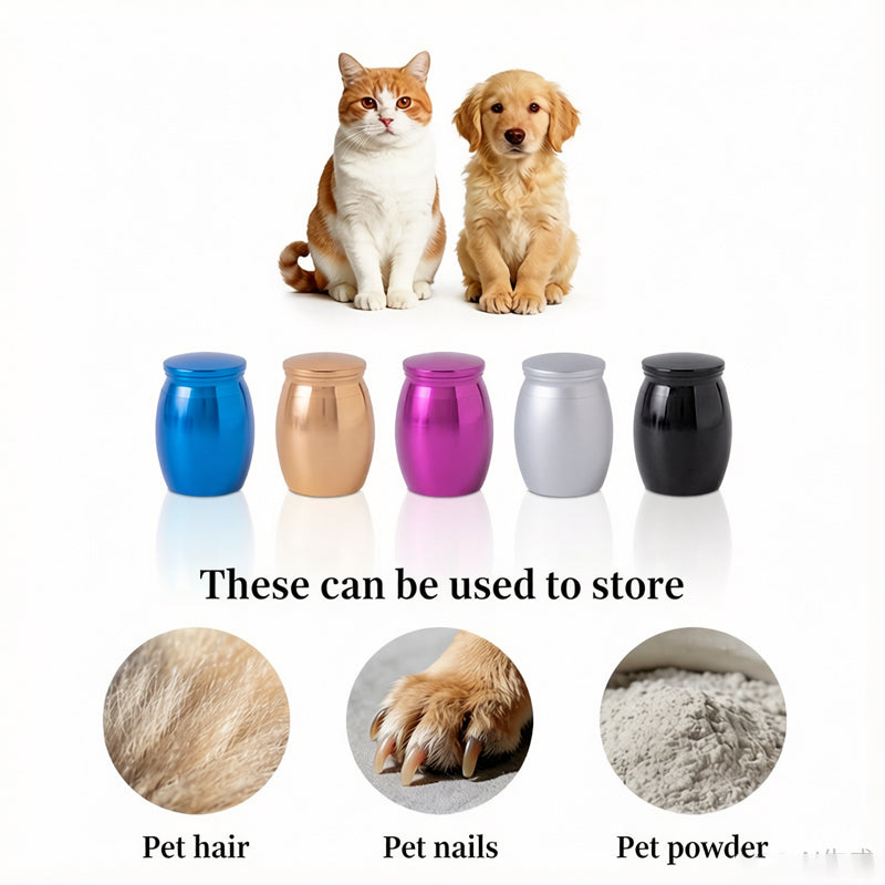 Pet Urn Amazon Explosive Pet Memorial Canned Hair Jar Cone Ash Jar Urn Sealed Pet Funeral with Lid