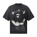 Saint Michael T Shirts Worn Texture Crown of Thorns Distressed Portrait Art