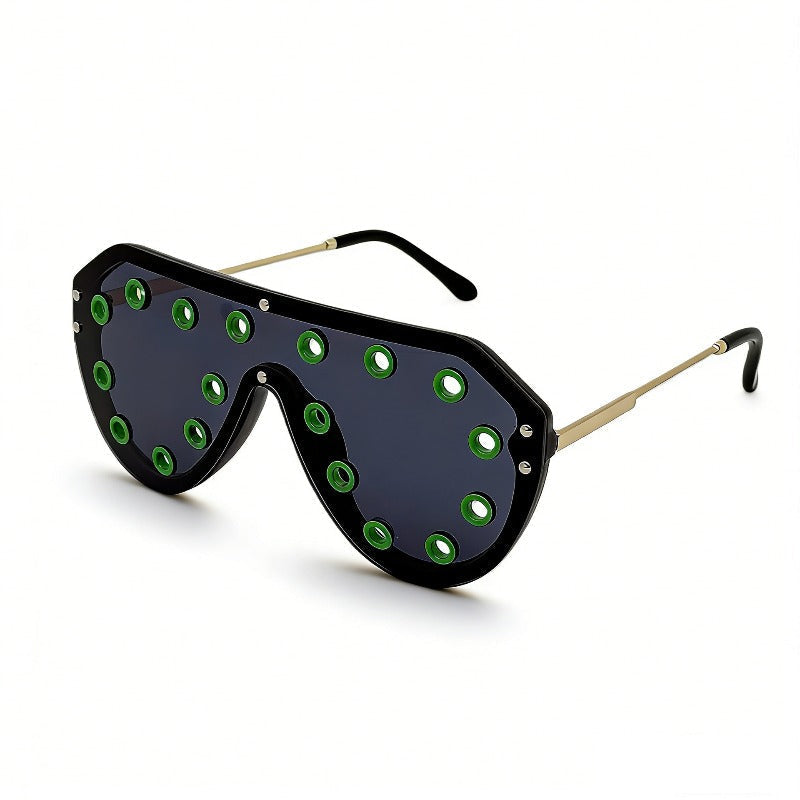 Trendy punk glasses retro