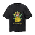 Saint Michael T Shirts Cartoon Hip‑hop Character Distressed Retro Streetwear Artwork