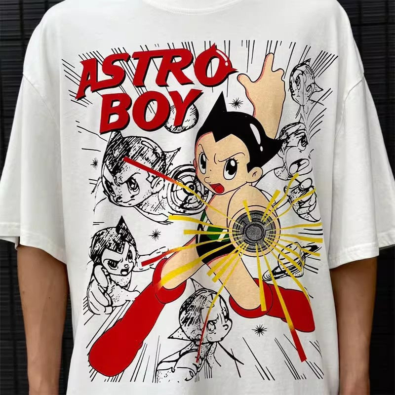 Mens T-shirt Astro Boy cartoon print