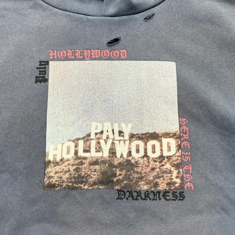 Unisex Vintage Hoodie [Vintage Dark Grey-Blue] PalyHollywood SS25