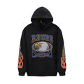 RHUDE Hoodie Vintage Biker‑Style