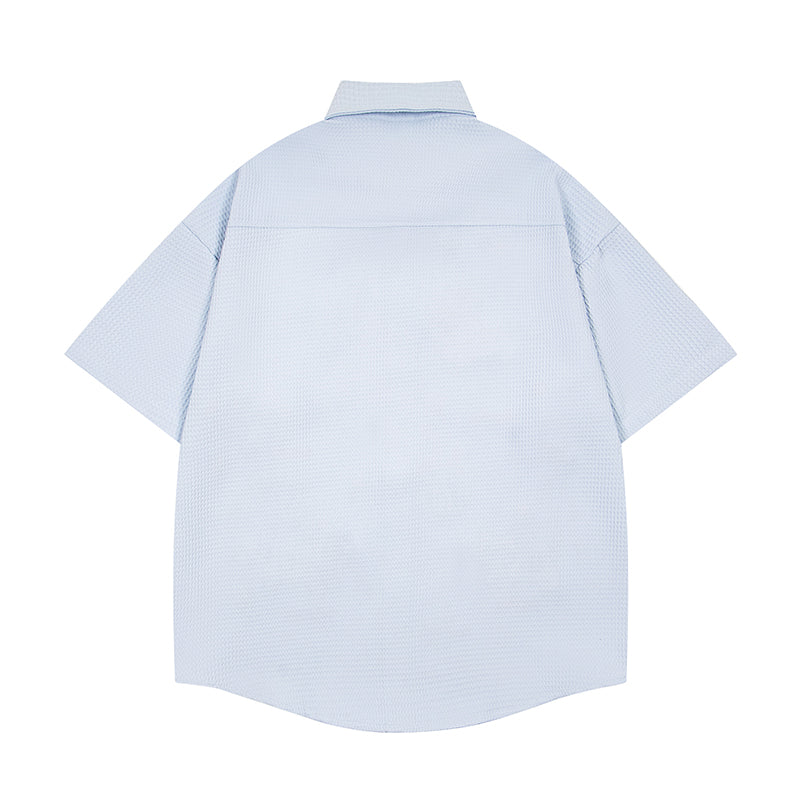 Unisex vintage T-shirt Polo shirt with a stand-up collar