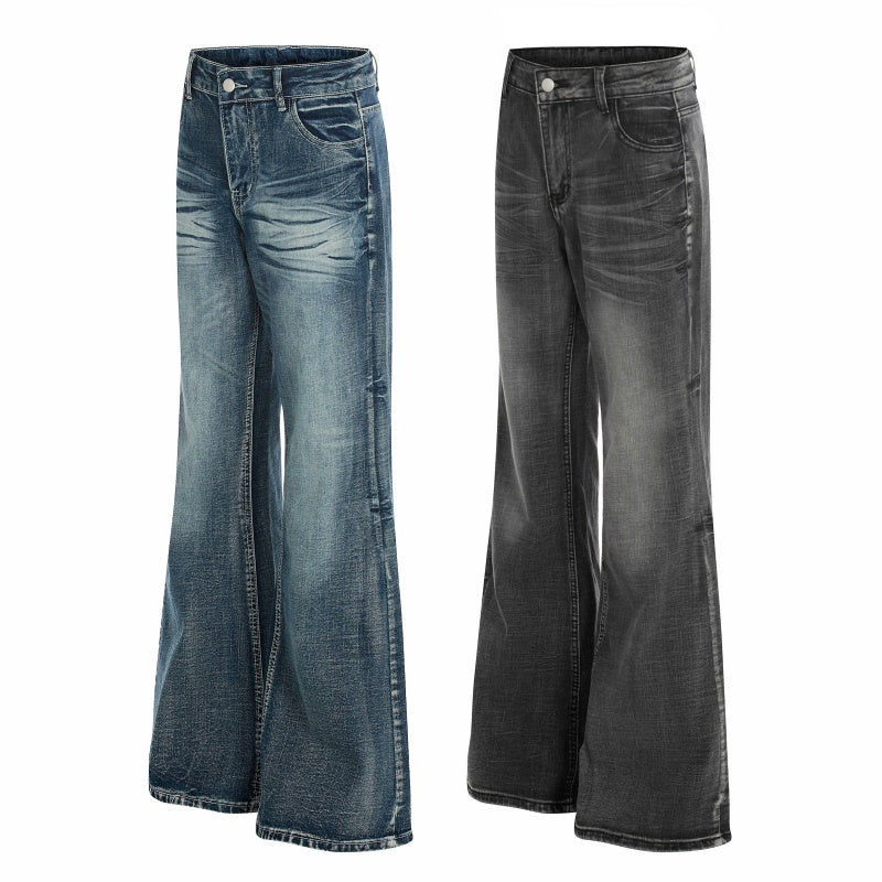 American-style streetwear harem pants Two Color Distressed Classic Outfit