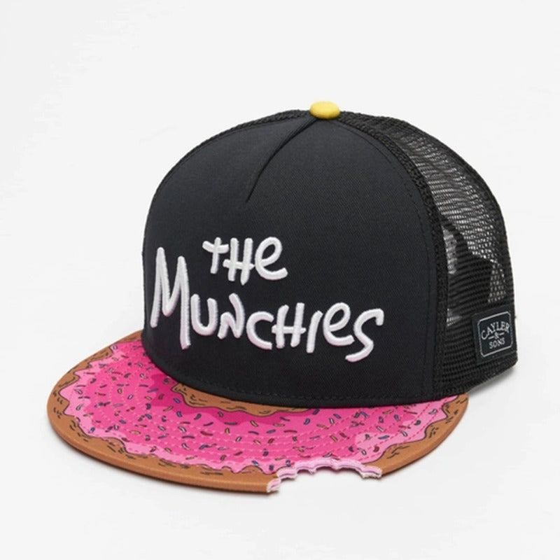 Trendy flat brimmed snapback hatsmesh breathable
