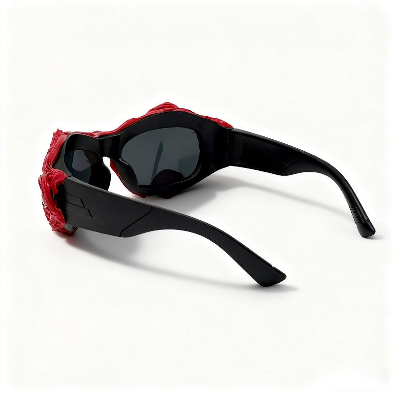Trendy punk glasses dark gothic styley2k