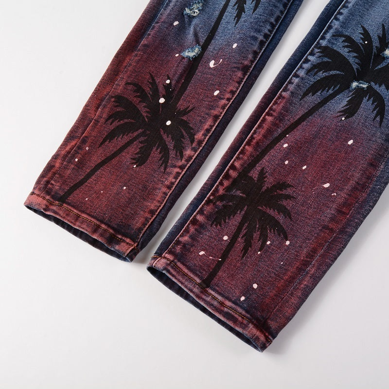 Men Trendy Jeans Pure cotton high quality