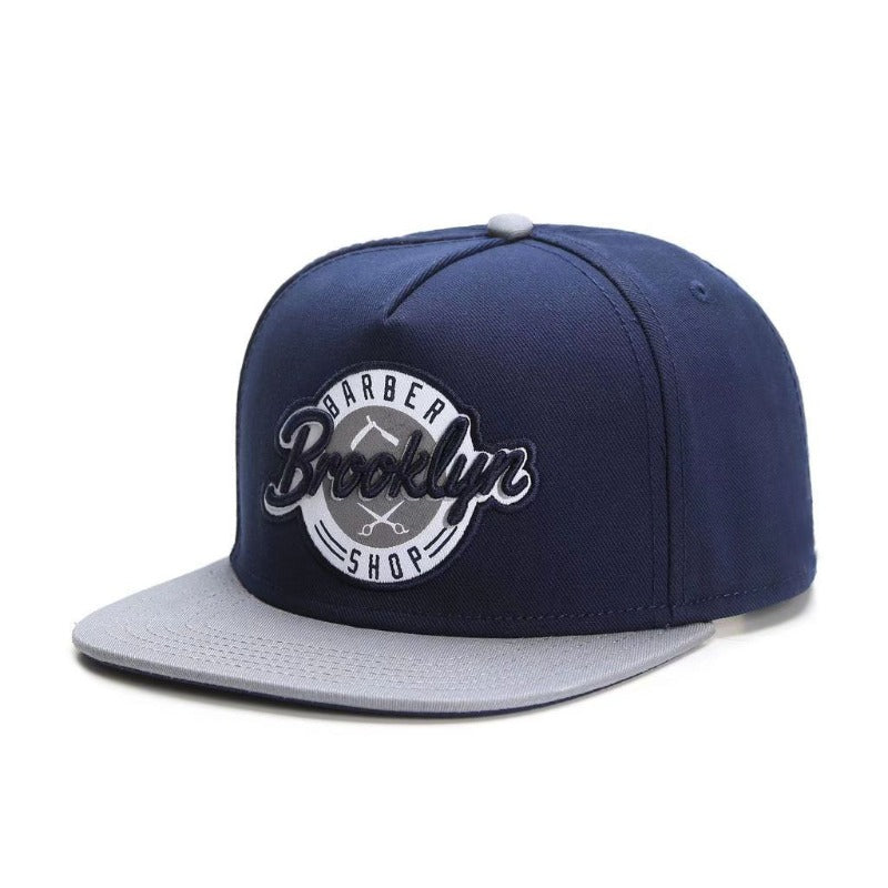 Trendy flat brimmed snapback hatsbrooklyn men's and women's adjustable hat