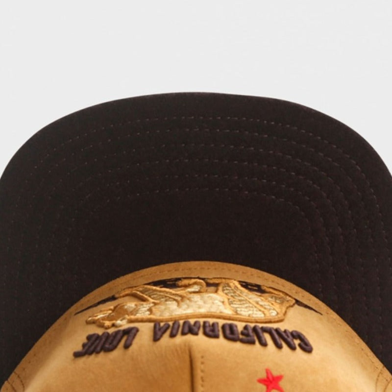 Trendy flat brimmed snapback hatssuede cartoon bear