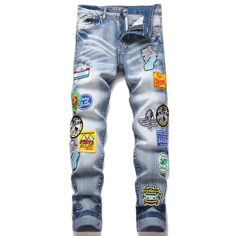 AMIRI Jeans High-quality distressed pure cotton