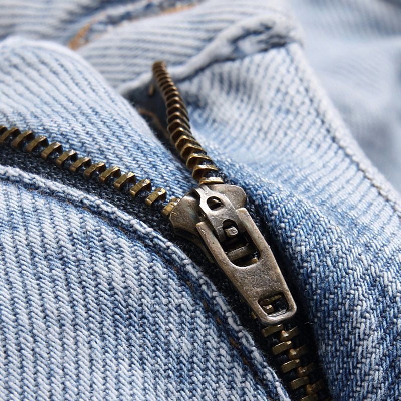 Mens Fashion Jeans Blue Ribbon 8862# Pure cotton high quality