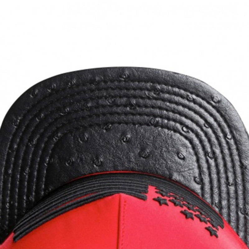 Trendy flat brimmed snapback hatsusa american flag