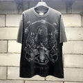 Unisex Vintage T Shirts Heavyweight distressed wash