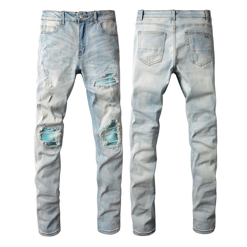 Men Trendy Jeans Pure cotton high quality