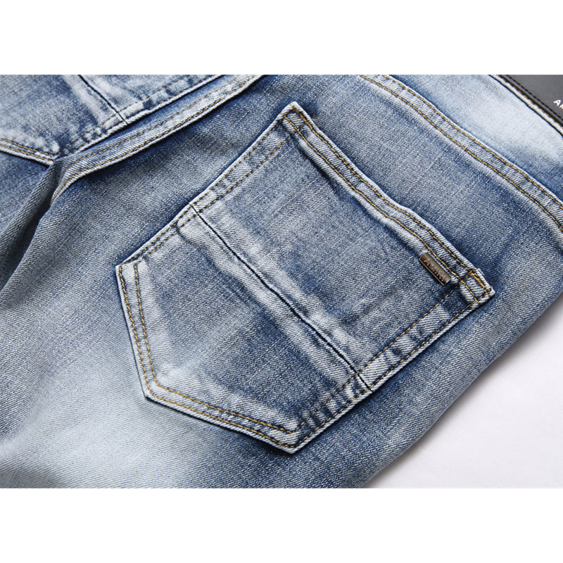 AMIRI Jeans High-quality distressed pure cotton