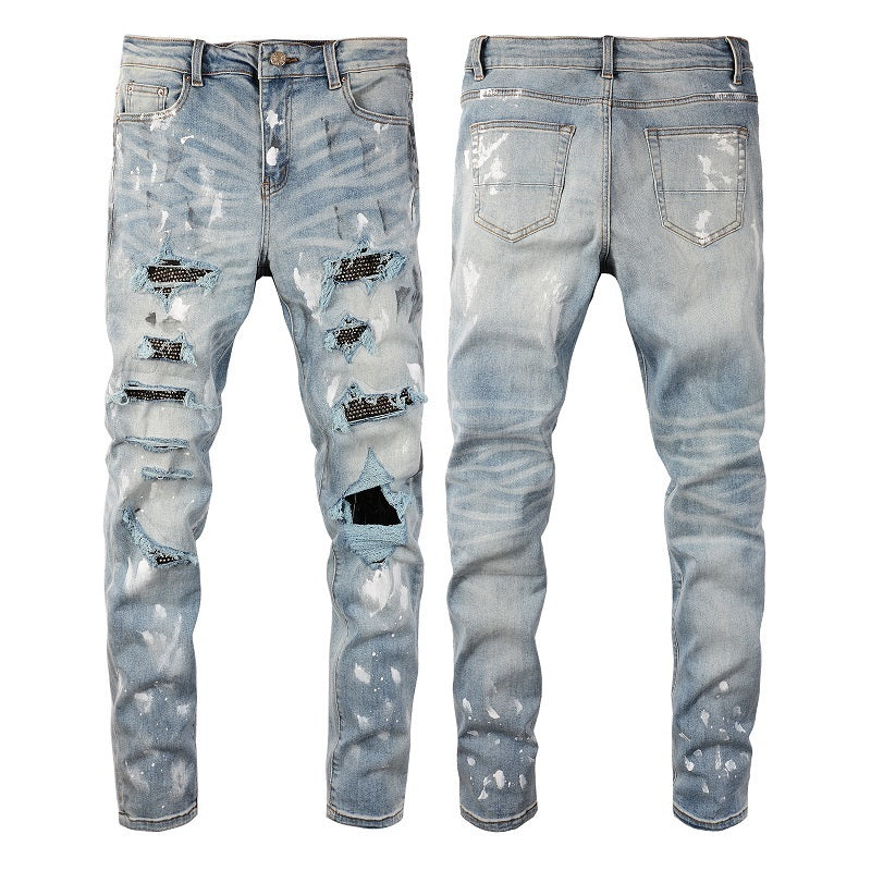 Men Trendy Jeans Pure cotton high quality