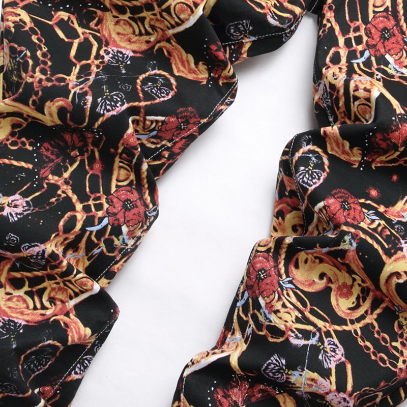 Mens Fashion Jeans Black paintbrush graffiti 8838# Pure cotton high quality