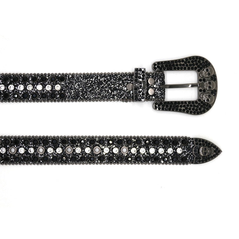 Hip-Hop Punk Rhinestone Belt