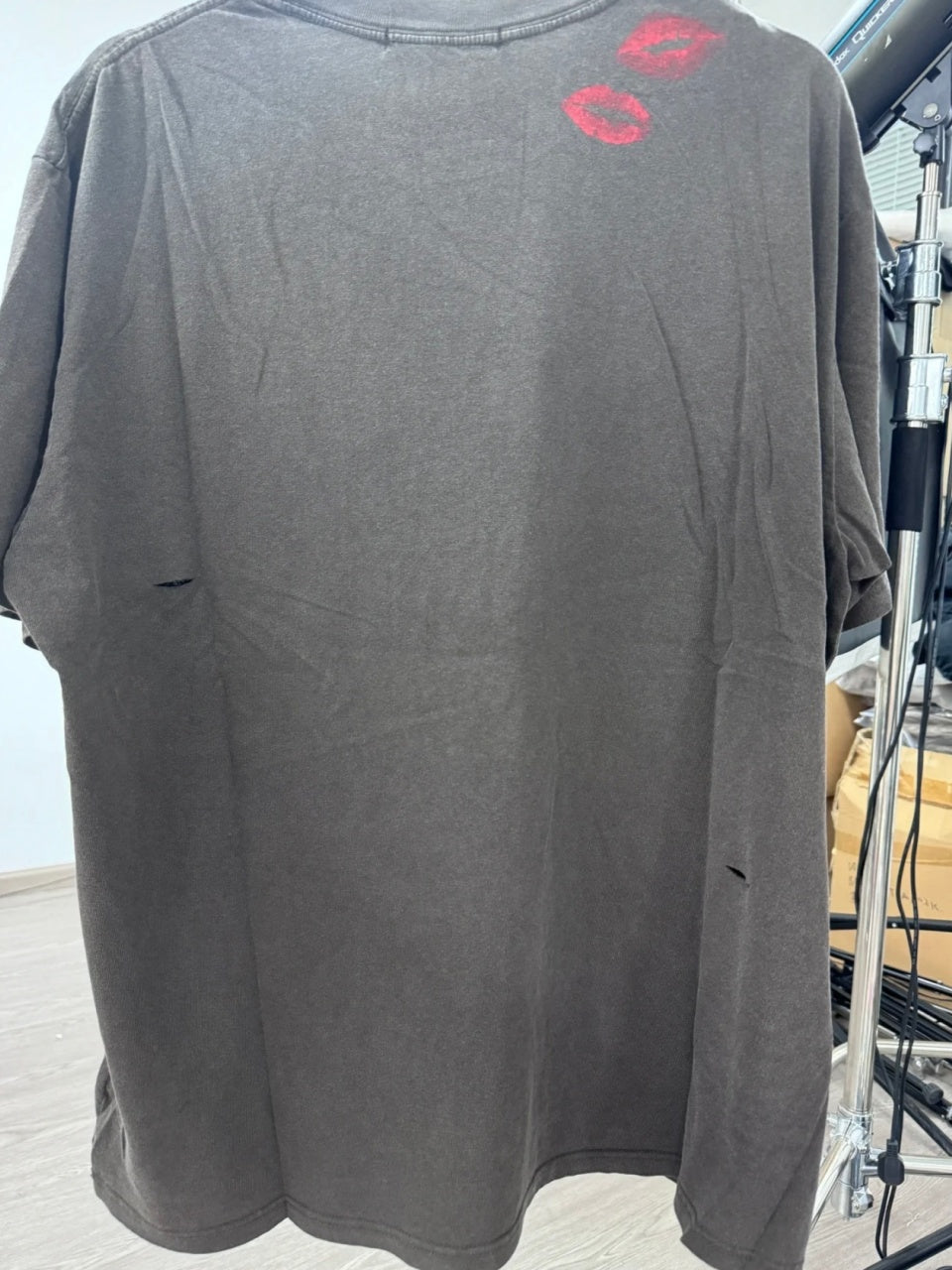 Vintage style washed summer wear T shirt 260G pure cotton high-quality streetwear