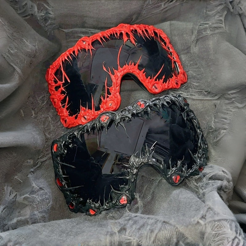 Trendy punk glasses sensor technology y2k