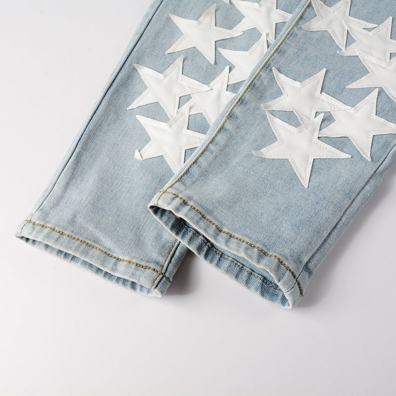 Men Trendy Jeans Pure cotton high quality