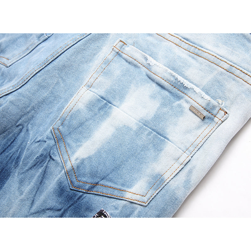 AMIRI Jeans High-quality distressed pure cotton