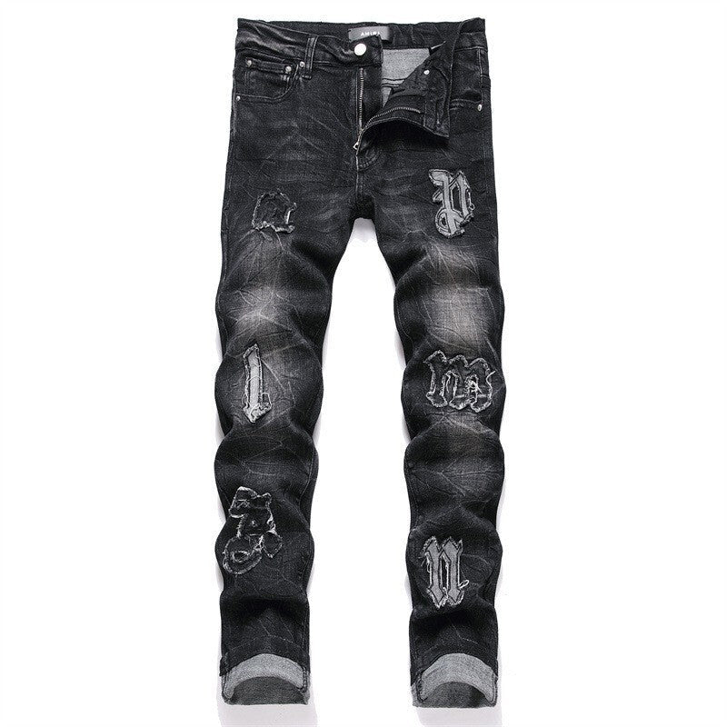 AMIRI Jeans High-quality distressed pure cotton
