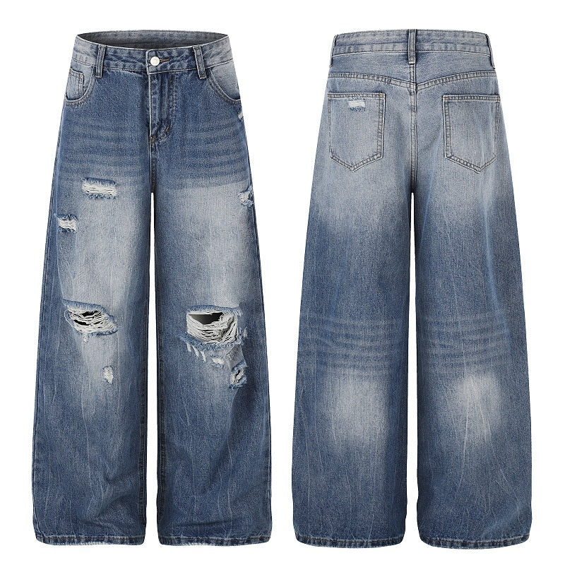 American-style streetwear harem pants Vintage Gradient Baggy Relaxed Apparel