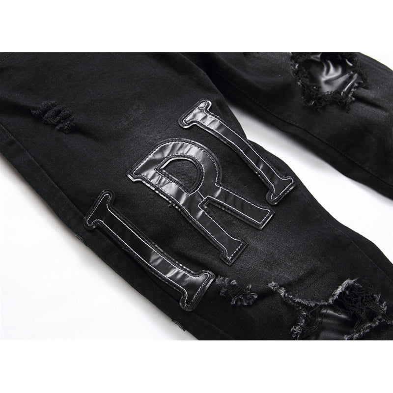 AMIRI Jeans High-quality distressed pure cotton