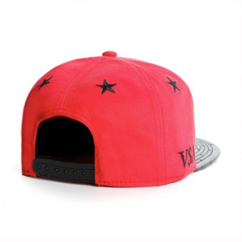Trendy flat brimmed snapback hatsusa american flag