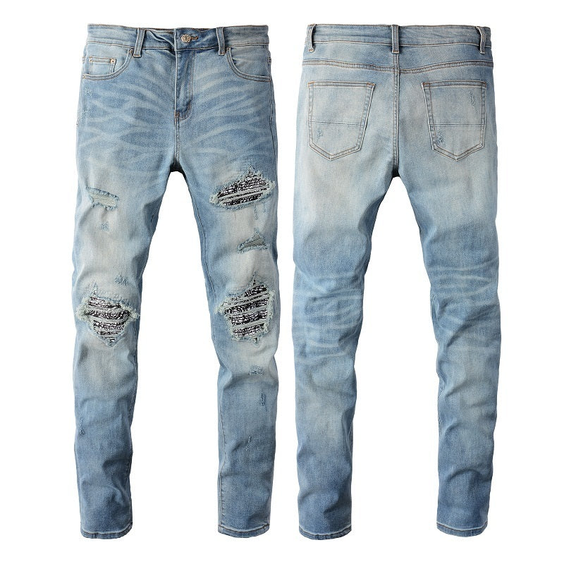 Men Trendy Jeans Pure cotton high quality