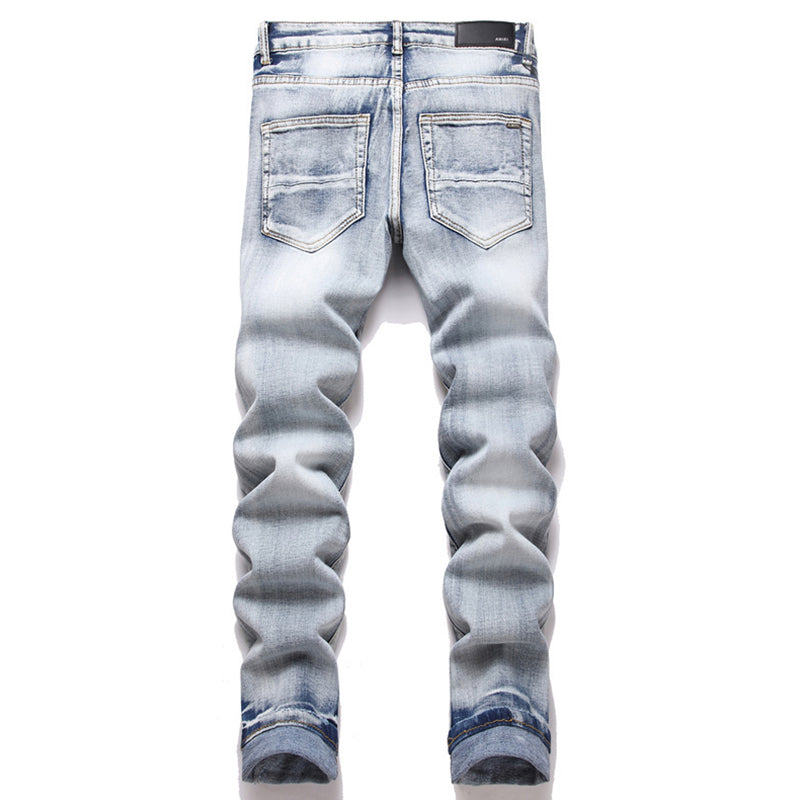 AMIRI Jeans High-quality distressed pure cotton