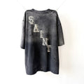 Unisex Vintage T Shirts Saint x Death Angel Little Angel Limited Edition. Crafted from heavyweight 100% cotton fabric (weighing 260g post-wash). Features vintage single-stitch construction (top and bottom hems), heavy-duty potassium spray and enzym