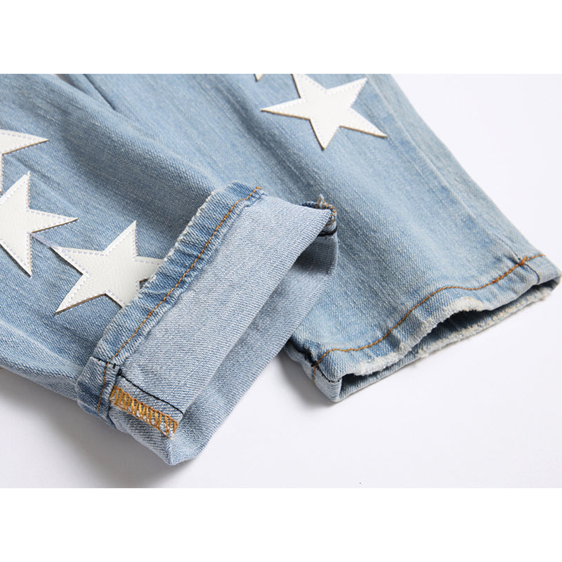 AMIRI Jeans High-quality distressed pure cotton